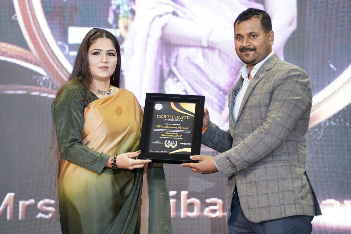 Dr. Seema Mehlawat Award Ceremony – Best Spiritual Educator India